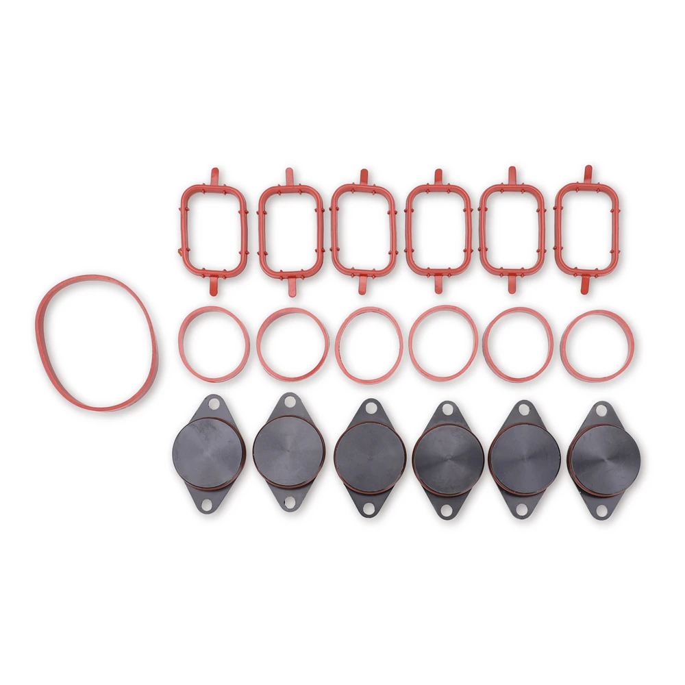

6X33mm 6X22mm Auto Replacement Parts for BMW M57 Swirl Blanks Flaps thermal resistance mechanical Kit Intake Gaskets YC101490