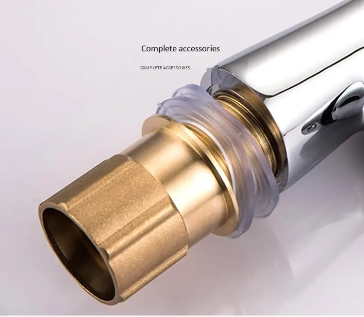 MOIIO Kitchen Faucet Bright Poloshed Stainless steel kitchen sink faucet Hot and cold mixing Taps 360 rotating Single Handle