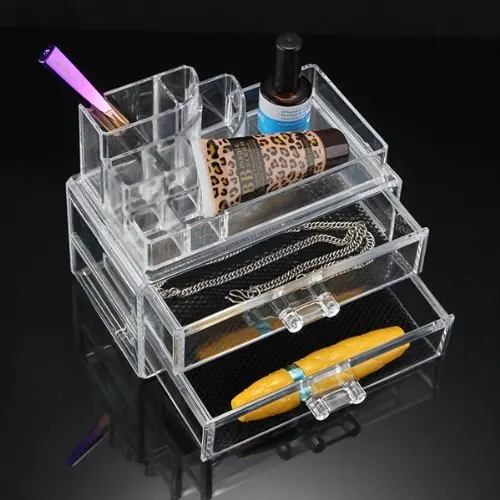 

SZS Hot Cosmetics Organizer Clear Acrylic Makeup Organizer Holder Multiple Display