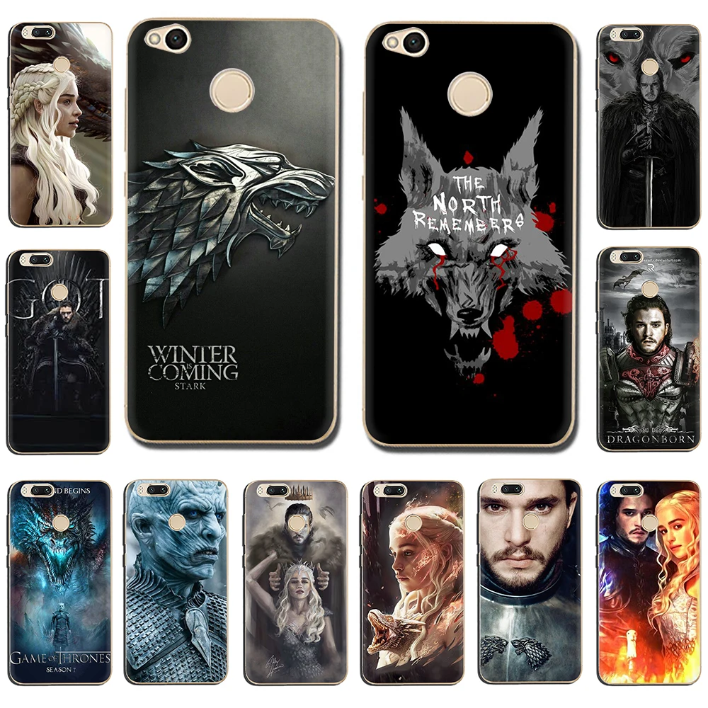 

Game Thrones Daenerys Hard Phone Cover Case for Xiaomi Mi 5 6 Mi 8 Lite SE Mi A1 A2 5X 6X 9 9SE