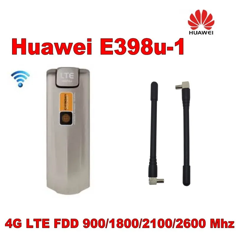 Разблокирована оригинальный Huawei E398 E398u-1 4 г LTE TDD FDD 100 Мбит/с USB surfstick USB Беспроводной модем + 4 г антенна