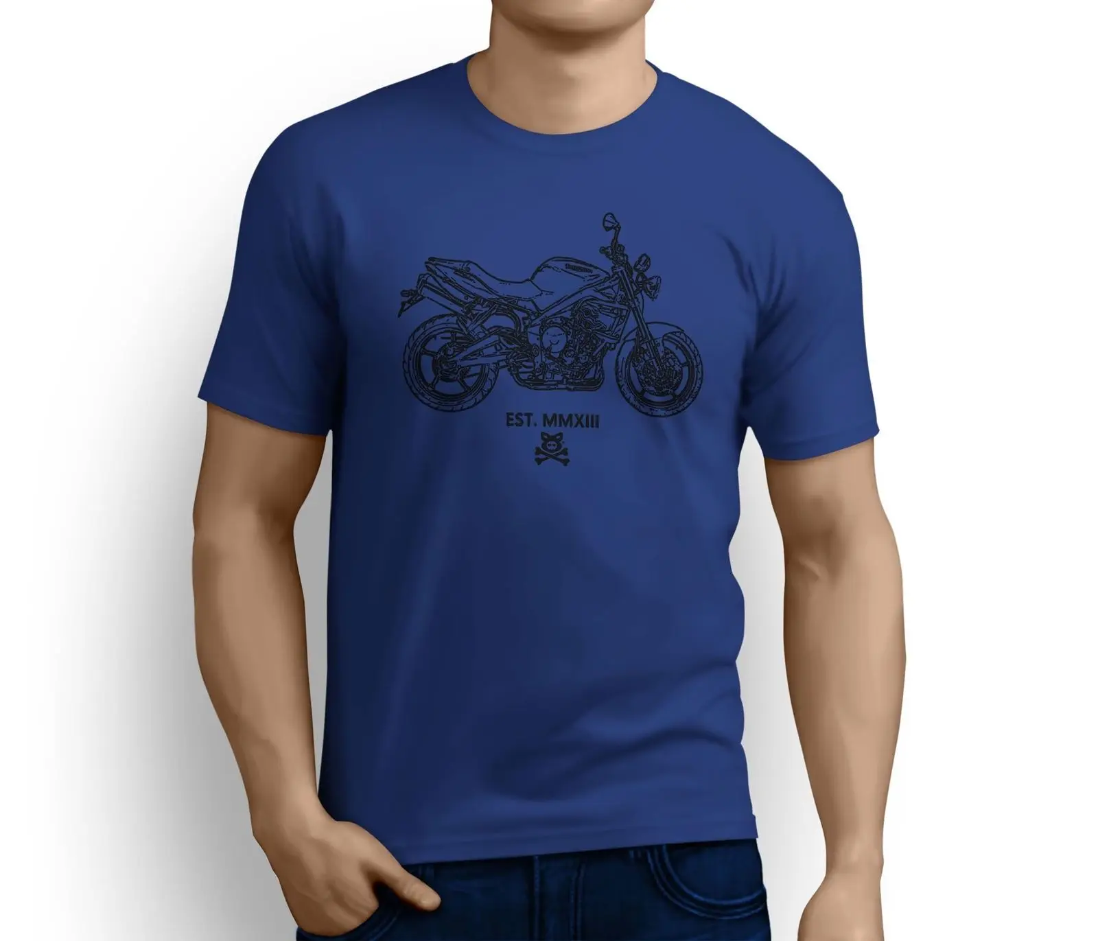 American Classic Motorcycle Street Triple 2009 inspired Motorcycle Art T-shirts