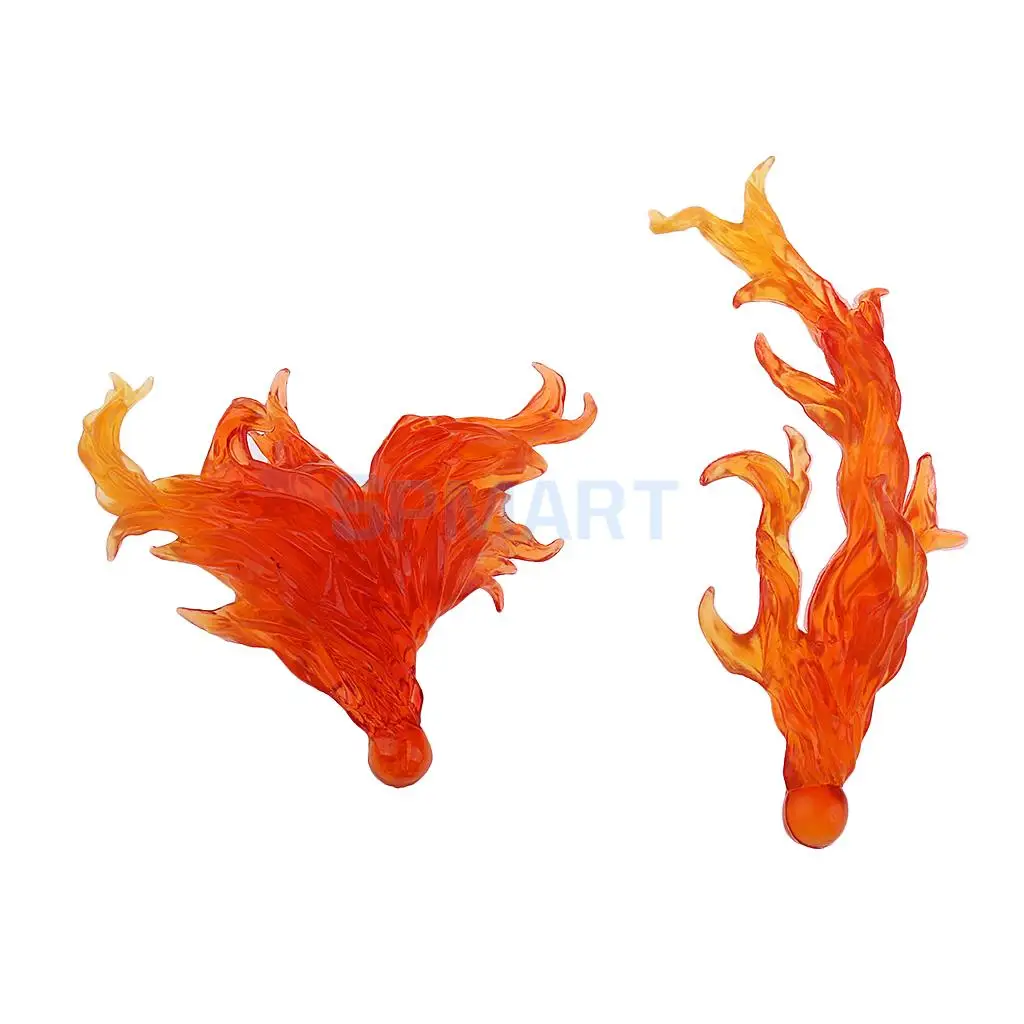DIY Burning Flame Effect Action Figure Display Stand Support Holder for Gundam Bandai Saint Seiya