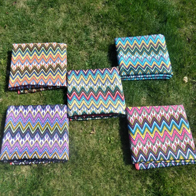 Waterproof Chevron Beach Mat Large Picnic Blanket Portable Camping Waterproof Chevron Beach Mat Large Picnic Blanket Portable Camping Garden Outdoor Boho 150 140cm