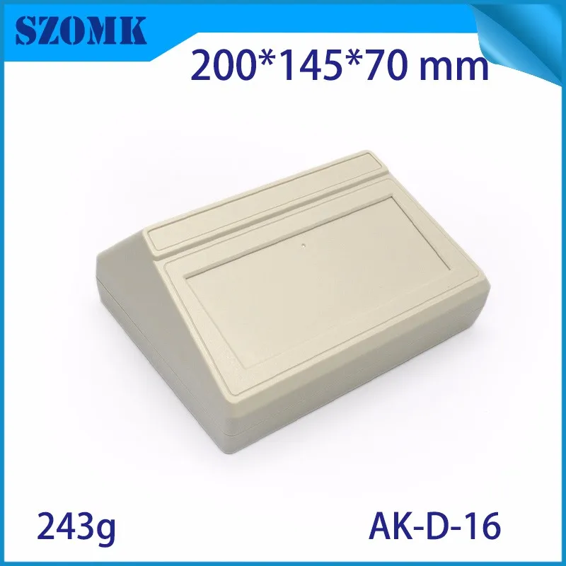 szmk plastic desktop enclosure electronics junction box instrument housing plastic abs control box hot sale project box plastic housing (13)