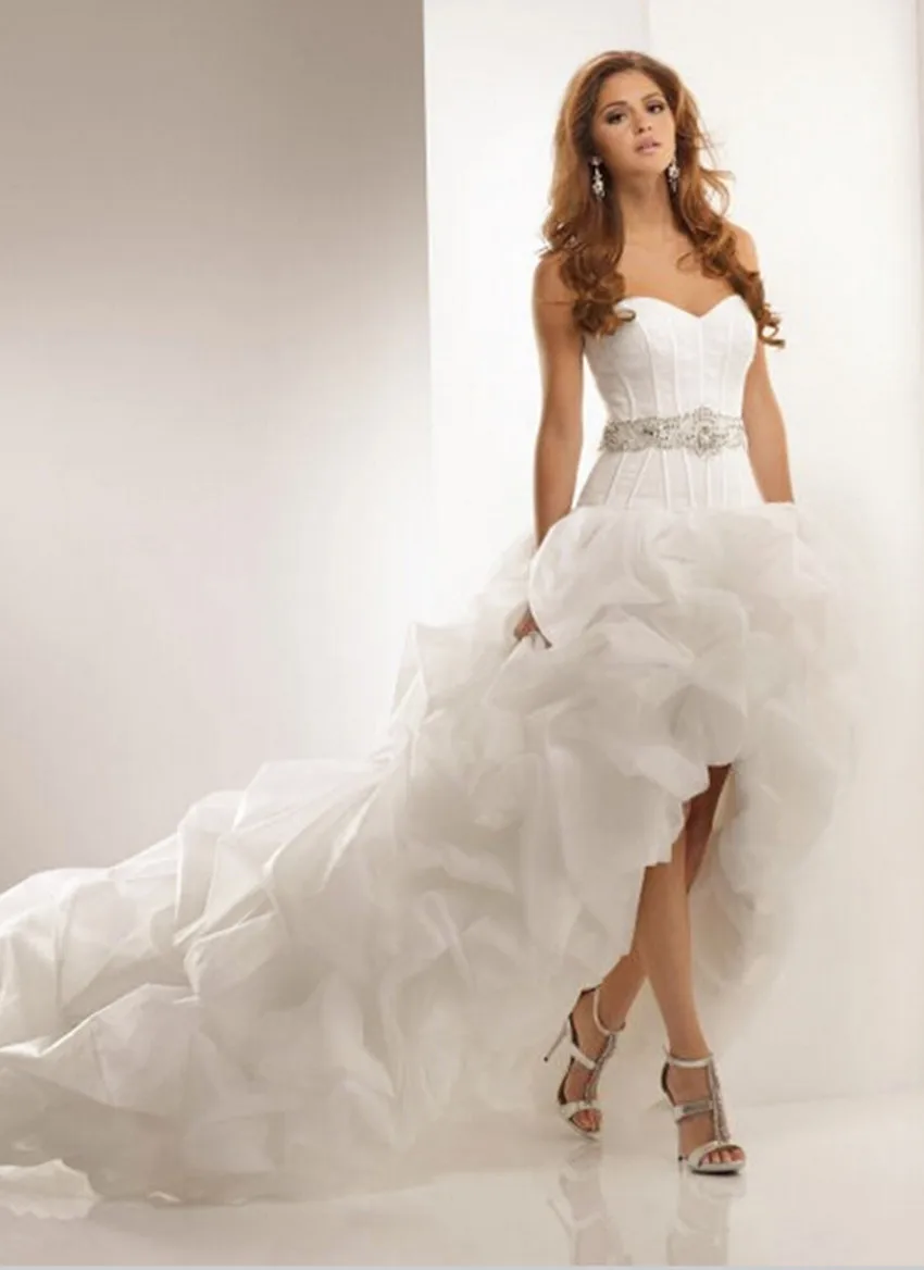 Aliexpress Vestido De Noiva 2016 Wedding Dress Short Front Aliexpress Vestido De Noiva 2016 Wedding Dress Short Front Long Back Lace Up Backless Bride Bridal Gown Sleeveless Gowns From