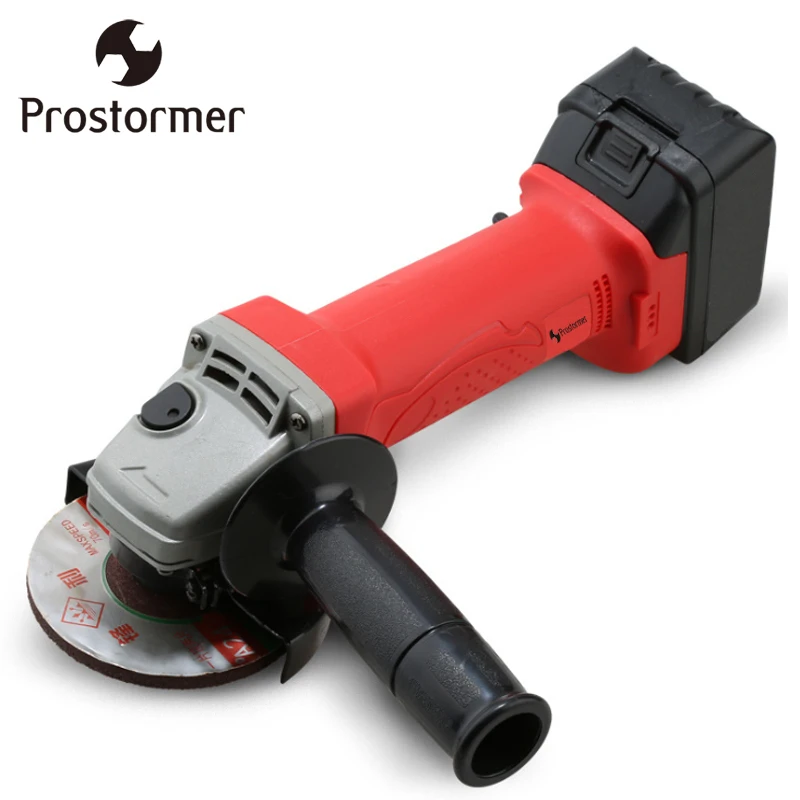 PROSTORMER 21V Cordless Angle Grinder Cutting/Polishing/Grinding Machine Power Tool Li-ion Battery Rechargable Electric Grinder angle-grinder-discs