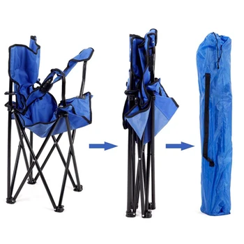 

Home Garden Chair Portable Folding Chair Oxford Cloth Lightweight Seat for Picnic BBQ Outdoor Colorful Chairs