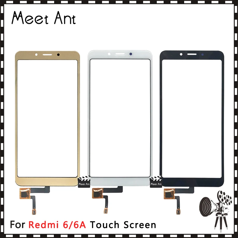 

High Quality For Xiaomi Redmi 6 6A / 5A Touch Screen Digitizer Sensor Outer Front Glass Lens Panel For Redmi 6 Pro / Mi A2 Lite