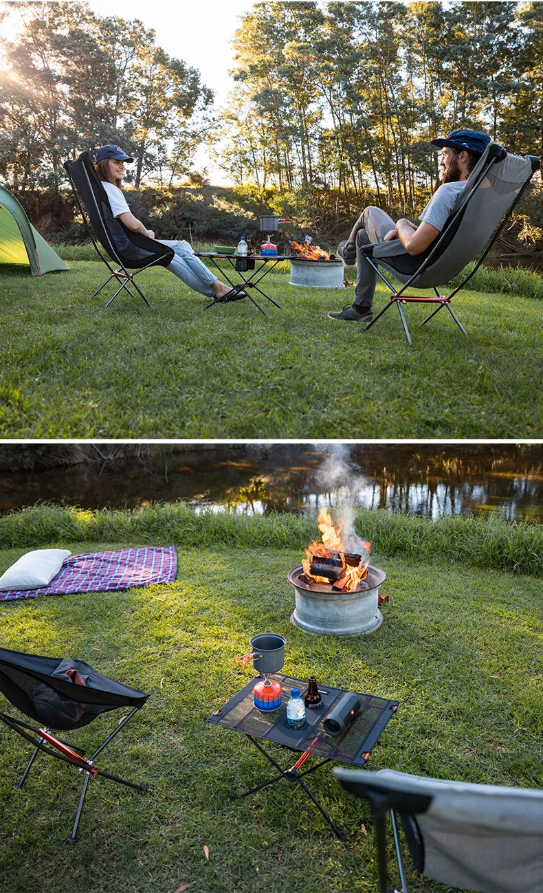 Description Picture 6 of itemNaturehike-Lightweight Folding Table, Camping Side Tables with Cup Holders, Portable Compact Table with Carry Bag Included