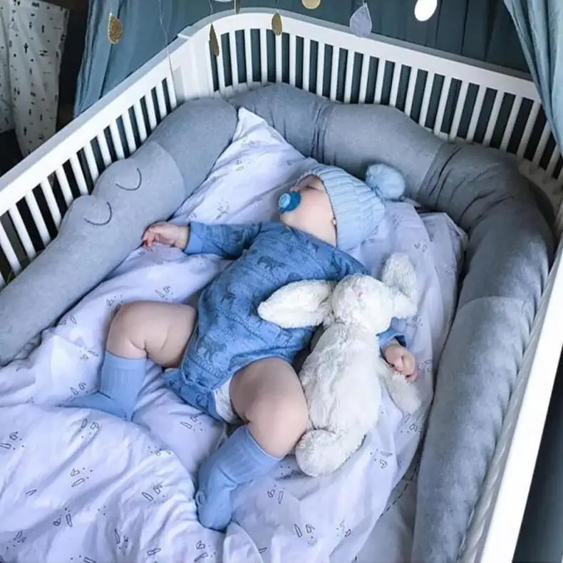 Кровать для новорожденных бампер 185 см детская кроватка защита кроватки детские постельные принадлежности детская подушка-крокодил детская комната Игрушка