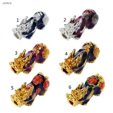 Китайские бусины Pixiu с изменением температуры настроения, счастливый амулет, аксессуары для изготовления ювелирных изделий, Прямая поставка