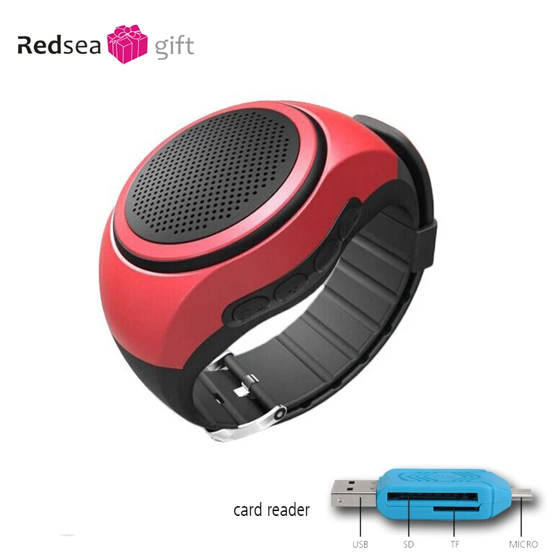 

watch Bluetooth speaker wireless mini audio card running portable general small sound