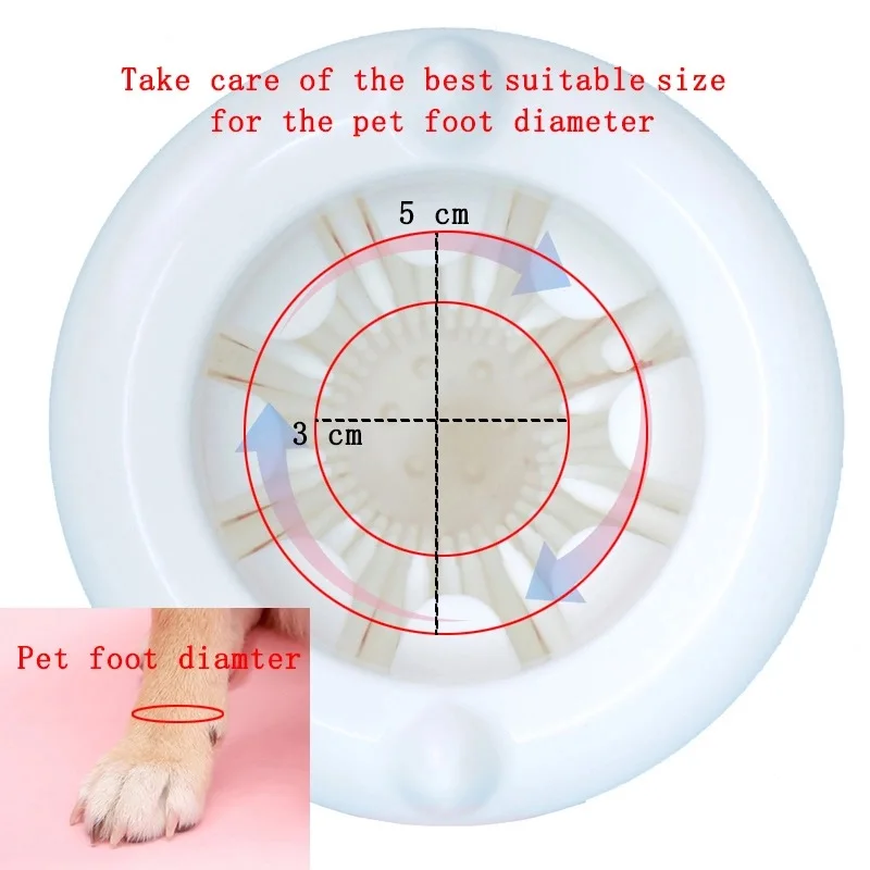 Pet Cat Dog Foot Clean Cup Chihuahua Silicone Washing Brush Paw Washer Accessories for Dogs Pug French Bulldog Supplies