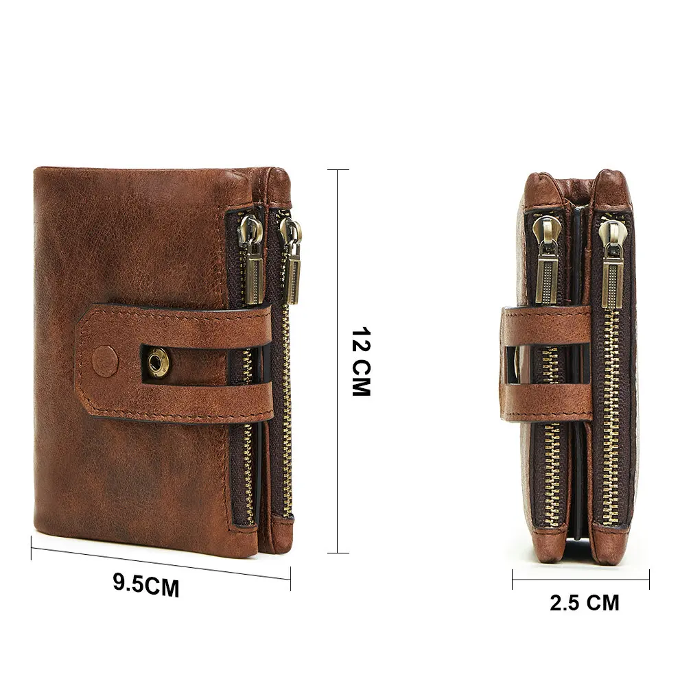 Cowhide men wallets (4)