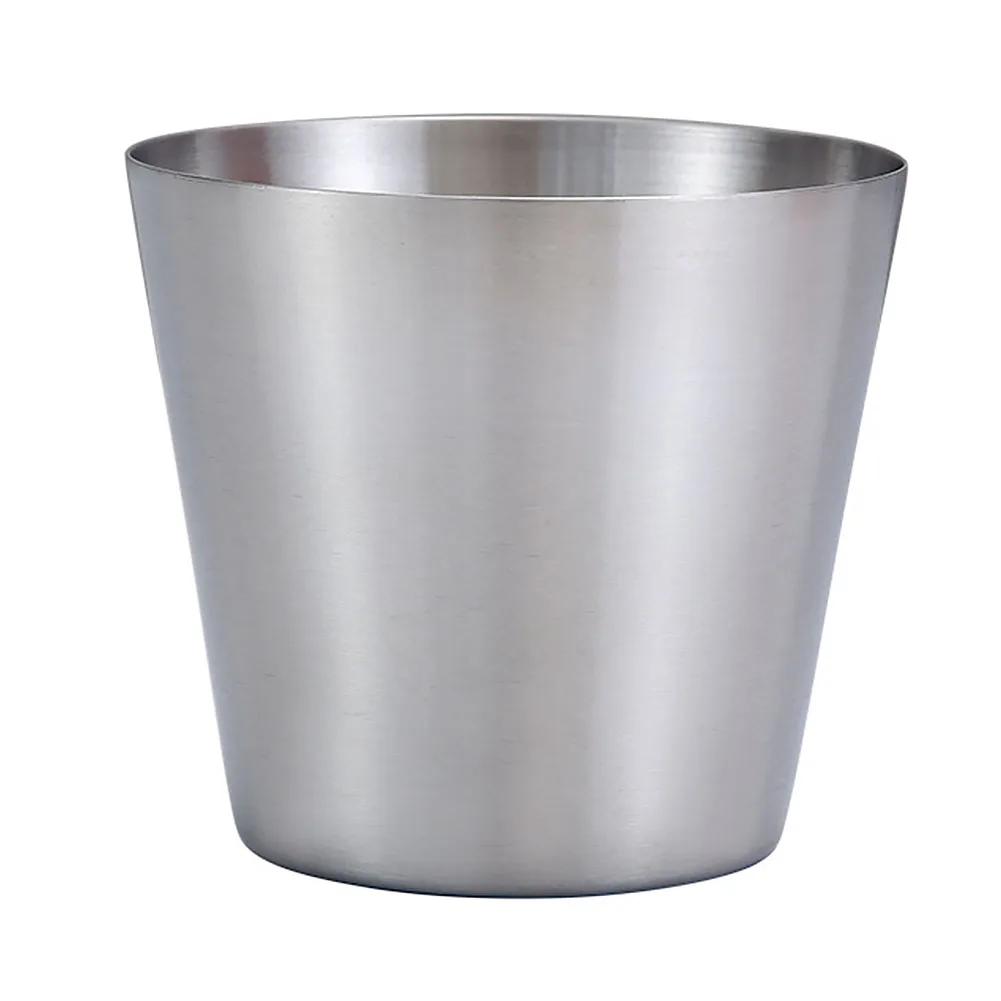 

Kitchen Bar Shatter-resistant Rustproof Seasoning Dish Cold Drink French Fries Cup Multifunctional Small Stainless Steel Home