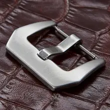 Простой ремешок для часов из нержавеющей стали 18 мм, 20 мм, 22 мм, 26 мм, серебристый цвет, застежка для часов, аксессуары для наручных часов