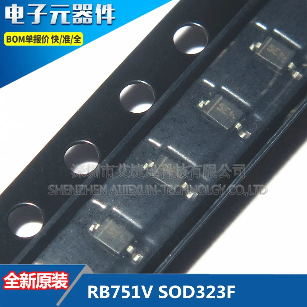 

100Pcs 100% New and original RB751V SOD323F SCHOTTKY DIODES in stock