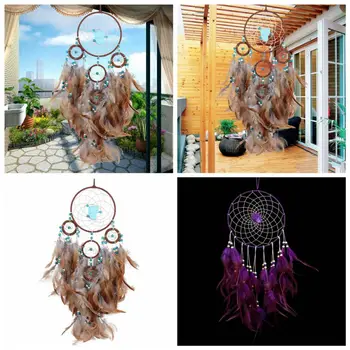 

Dream Catcher Decor Feather Pendant wall hanging home decoration Gift attrape reve indien