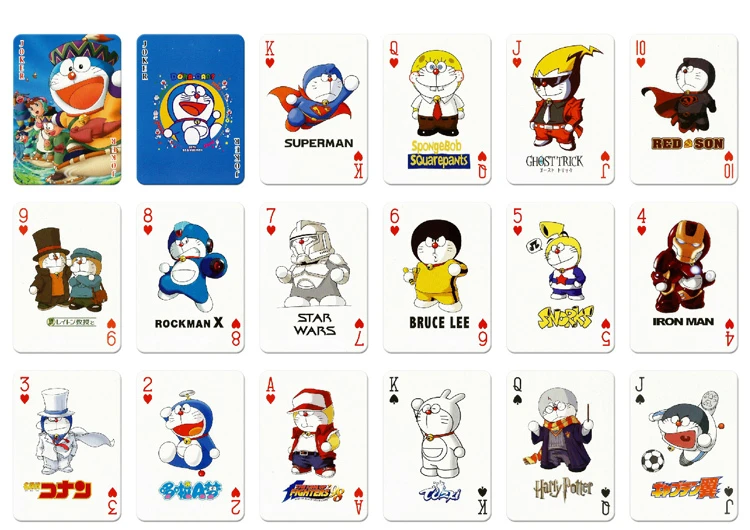New A Deck Poker Japanese Anime Manga Cartoon Series Doraemon Playing Card Men S Costumes Aliexpress