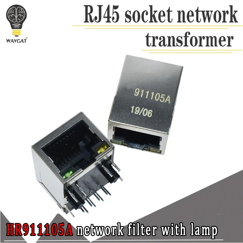10 шт./лот RJ45 разъем оригинальный HR911105 HR911105A лазерная печать сетевой