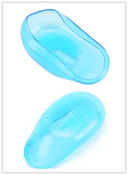 

2Pcs Silicone Ear Cover Showers Water Shampoo Ear Protector Cover Blue Color Practical Travel Hair For Ear Care