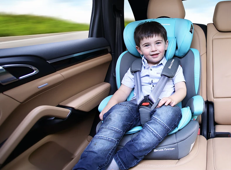 Детское автокресло Isofix двойной Интерфейс детское безопасное сидение От 0 до 12 лет Портативный автокресло 5-точечный ремень безопасности восемь регулировкой по высоте