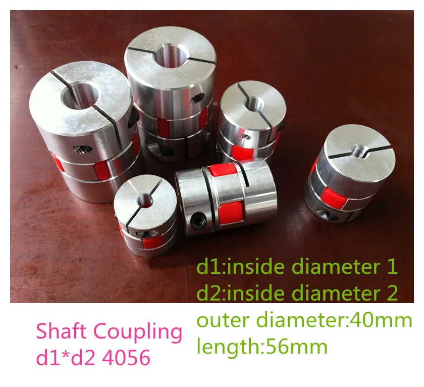 

1PCS YT1445 Aluminum Alloy Elastic Coupling Servo Motor Motor Coupling Shaft Coupling Plum Coupling BF d1*d2 4056