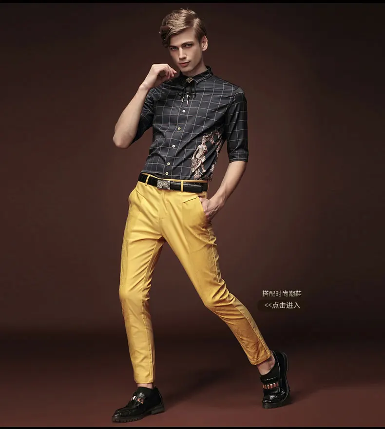 fanzhuan мужской короткий рукав модная повседневная пять Летняя мужская блузка Черная клетчатая рубашка тонкий 15366 акция