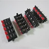 Red and black spring terminal block 2 rows of 8 10-bit 12-bit 1 row 2 4-speaker amplifier wiring clamp ► Photo 2/5