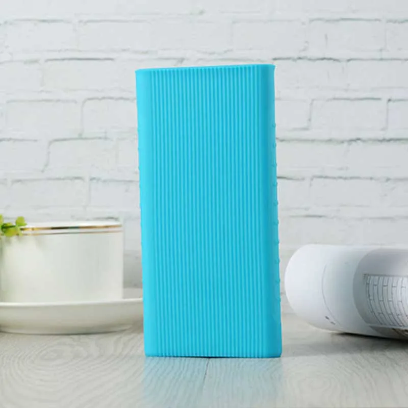 Чехол для Xiaomi power bank мягкий силиконовый защитный чехол 2 10000 мАч Powerbank корпус с