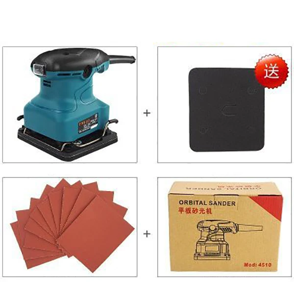 

220V Electric Orbital Sander Flat Sanding Machine Sandpaper Grinding Machine 13500RPM Y