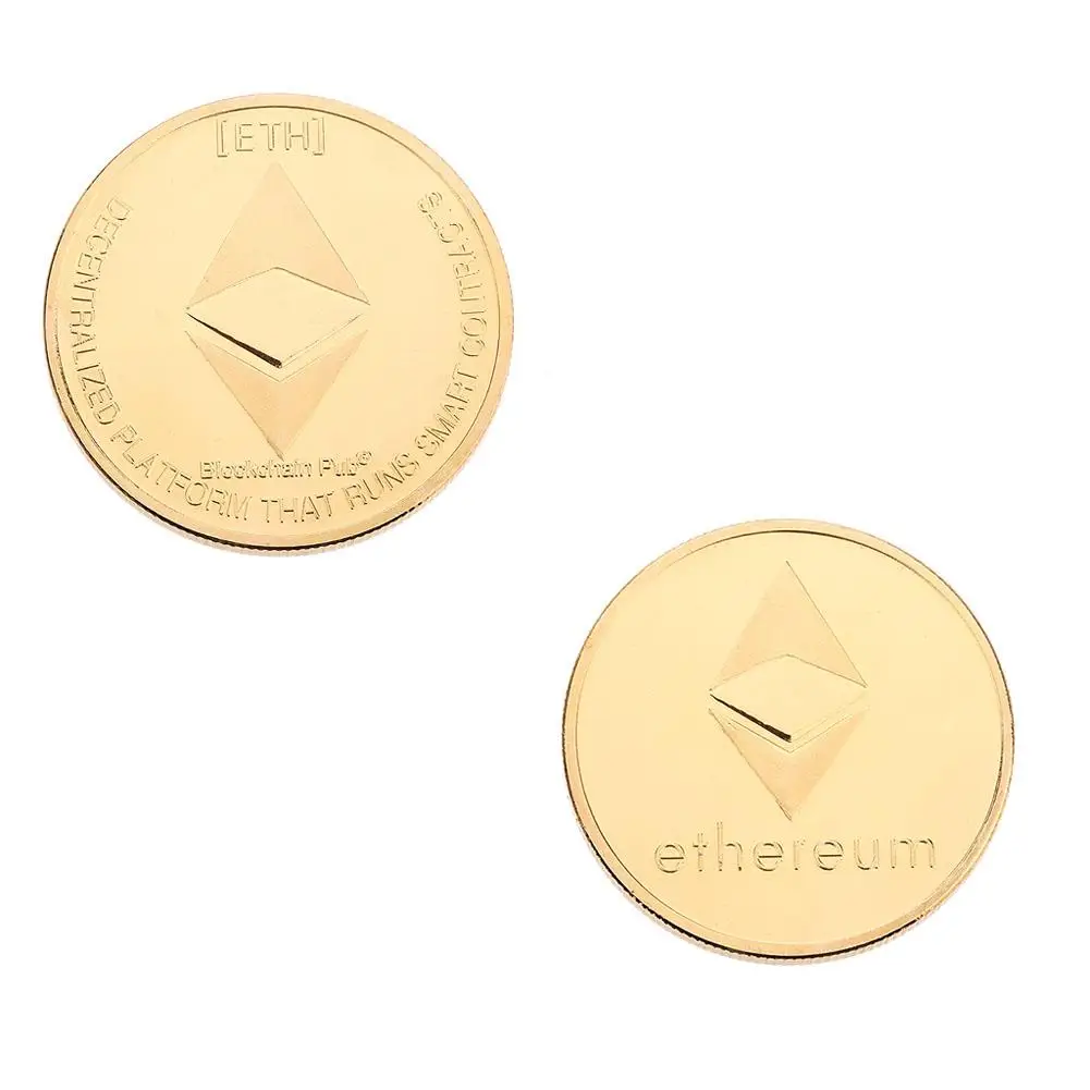 Gold Plated Bitcoin Coin Collectible GiftEmbossed Ether Commemorative Coin Art Collection Physical Gold Commemorative Coins Gold Plated Bitcoin Coin Collectible GiftEmbossed Ether Commemorative Coin Art Collection Physical Gold Commemorative Coins