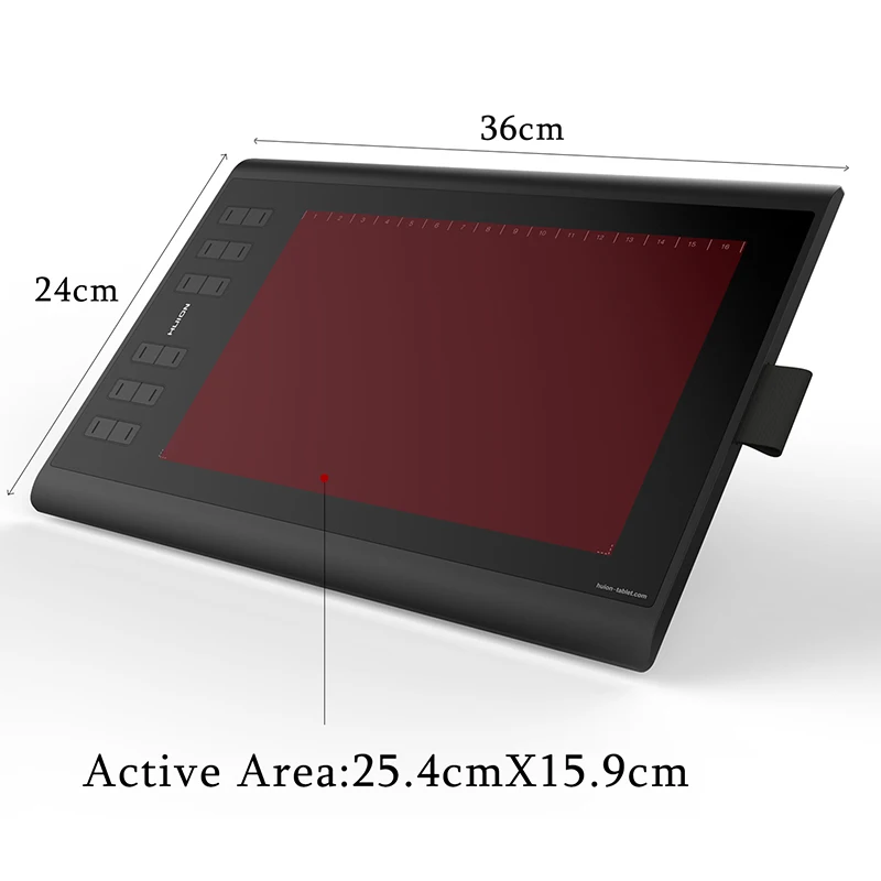  HUION nuevo 1060 Plus 8192 niveles Tabletas digitales dibujo tabletas pluma firma tabletas gráficas