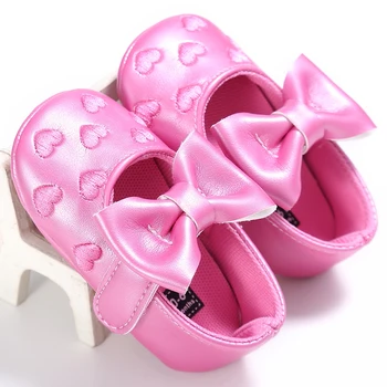 

Spring and summer new 0-1 year old baby girl shoes soft bottom breathable princess shoes baby shoes Non-slip First Walkers