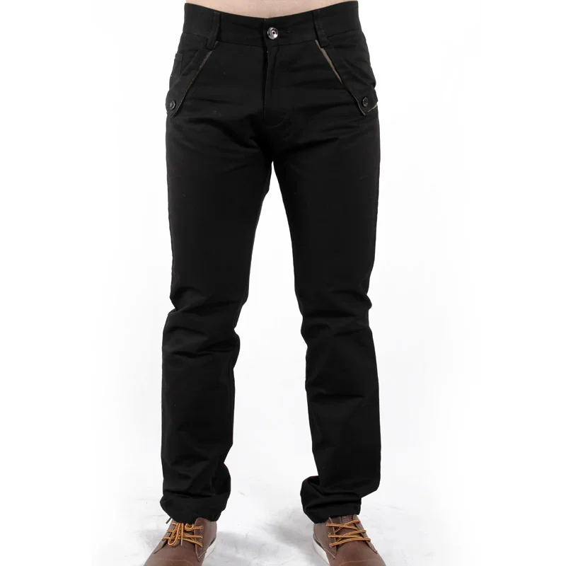 2013 new Fashionable casual trousers slanting stripe straight trousers