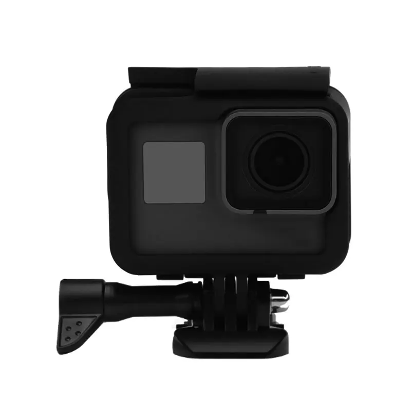 Черный пластиковый защитный чехол с рамкой для GoPro Hero 6 5, Черная Спортивная камера для Go Pro Hero 7 6 5, аксессуары для экшн-камеры