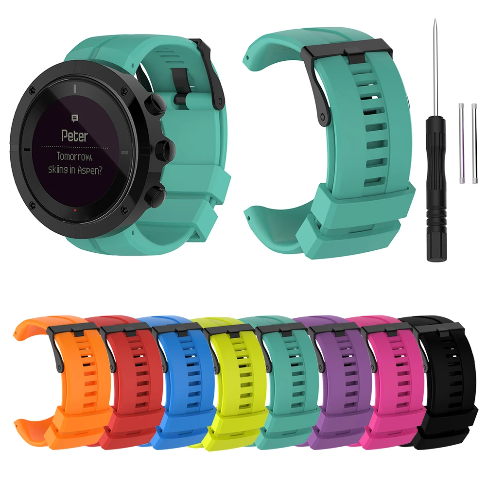 Essidi Silicone Watch Band Loop For Suunto KAILASH Rubber Wristband Strap  Loop For Suunto KAILASH Bracelet - AliExpress Consumer Electronics