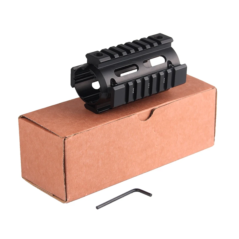 Quad Rail Handguard 4 6.7  9 Keymod Rail Fit Picatinny Weaver for AR15M16 Rifle Hunting Airsoft RL1-0020 (10)