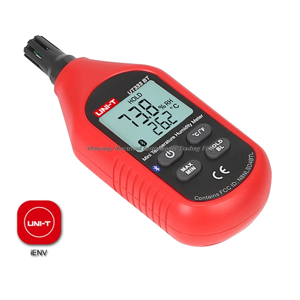 UNI T UT333BT термометр гигрометр Bluetooth цифровой ЖК дисплей мини температура