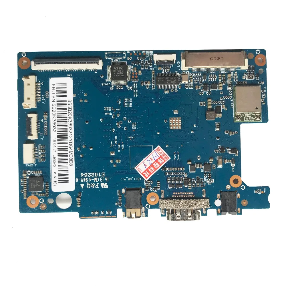 Отлично подходит для ноутбука Lenovo Ideapad 100S 11IBY Z3735F 32G 2G 80R2 NB116BT1 MB V11 5B20K38932