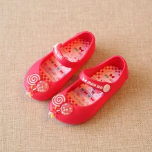 Lollipop Mini Melissa Girls Sandals MINI SED Brand Lollipop Jelly Shoes Non Slip Wear Resistant Melissa