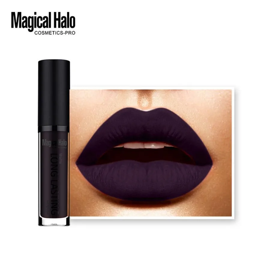 

New 18 Colors Beauty Lipstick Matte Magical Halo 1PC Waterproof Matte Lipstick Pretty Long Lasting Lip Gloss Lipsticks Cosmetic