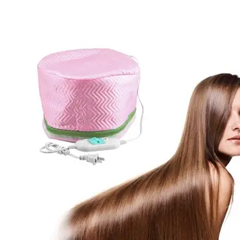 

2019 New Electric Hair Mask Baking Oil Cap Thermal Treatment Temperature Control Protection Hair Steamer Cap WH998