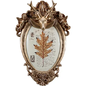 

American-style deer head wall hanging living room TV cabinet background wall decoration hanging piece porch restaurant hanging w