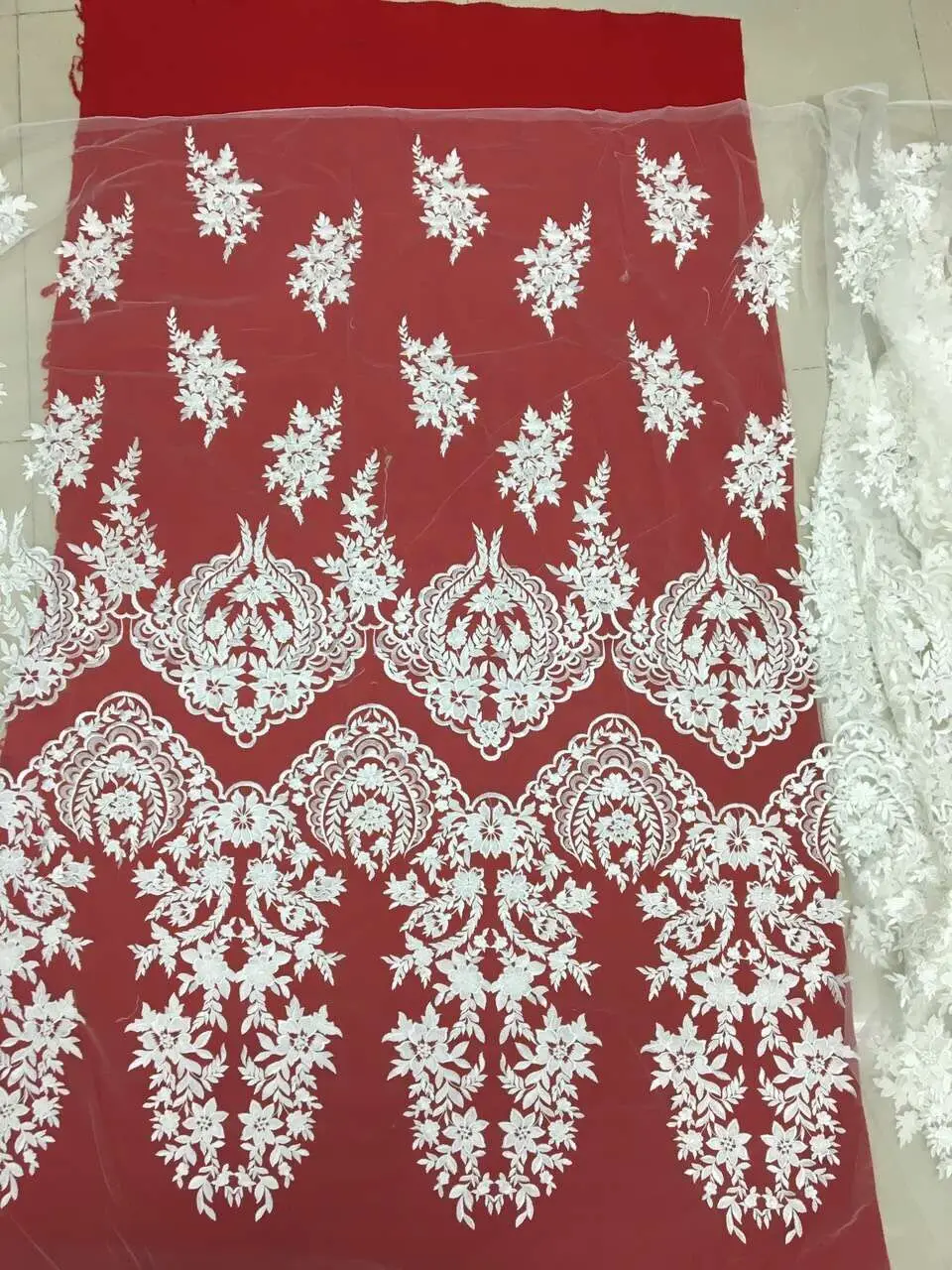 

SYJ-82114 Wholesale Cheap Fabric Polyester Mesh Net sequins lace fabric 5 Yards French lace fabric high quality hot selling