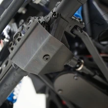 Металлический задний бампер/ось защитная пластина для осевой RR10 YETI, AX90026, AX90025 AX90048 защита нижней части шасси