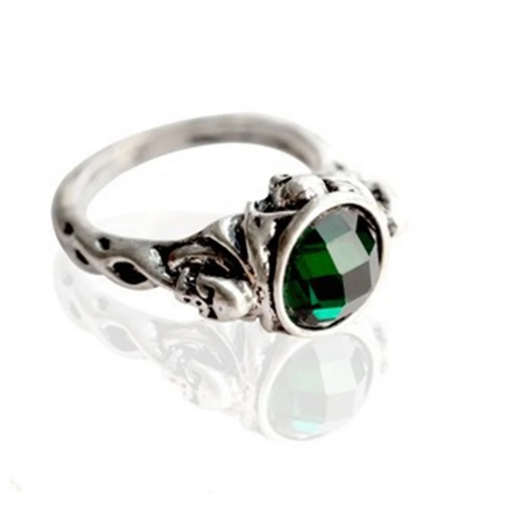 

Wholesale New Fashion Captain Jack Death Finches Ring Skull Ring For Men Size#6,7,8,9,10