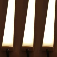 100 шт./лот 50 см 5630/5730 бар полосы светодиодный свет кухня светодиодный бар 36 светодиодный 12 В светодиодная твердая лента белый 4500 k 6000 k с U falt крышкой