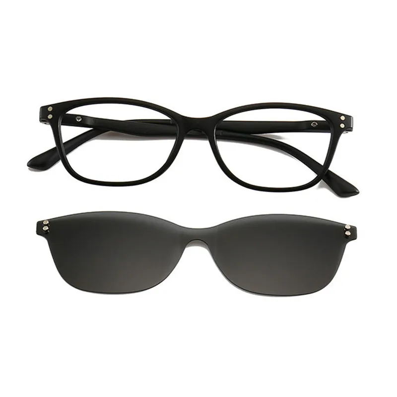 5 Pieces Clip On Sunglasses Polarized Glasses Spectacle Frame